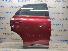 Door assembly rear right Lexus RX350 RX450h 10-15 red 3R1, painted, dents
