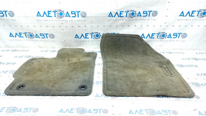Set of mats Toyota Prius 30 10-15 cloth gray, for dry cleaning