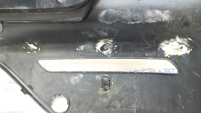 Bare rear bumper Kia Niro 17-19 HEV, PHEV without parking sensors, blue C3U, broken reflector mounts