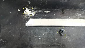 Bare rear bumper Kia Niro 17-19 HEV, PHEV without parking sensors, blue C3U, broken reflector mounts
