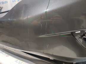 Bare front bumper Nissan Murano z52 15-18 prerest, graphite KAD, scratches, pressed
