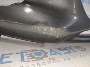 Front bare bumper Ford Fusion mk5 13-16 without parking sensors, graphite UJ, scratches, broken bar, pressed, broken mount