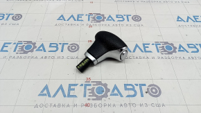 Gear knob Kia Niro 17-22 HEV, PHEV black rubber, cut on rubber, needs cleaning