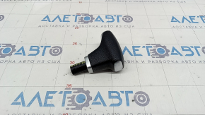Gear knob Kia Niro 17-22 HEV, PHEV black rubber, cut on rubber, needs cleaning