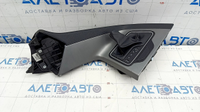 Center console trim Kia Niro 17-22 HEV, PHEV matte gray, scratches, abrasions