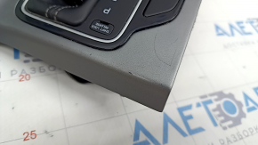 Center console trim Kia Niro 17-22 HEV, PHEV matte gray, scratches, abrasions