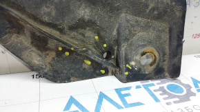 Front bumper protection Toyota Prius 30 13-15 rest, worn, cracks, breaks, non-factory hole