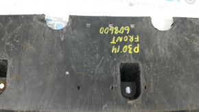 Front bumper protection Toyota Prius 30 13-15 rest, worn, cracks, breaks, non-factory hole