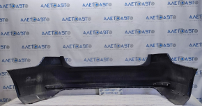 Bare rear bumper VW Jetta 15-18 USA blue LD5, scratches, bump