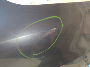 Bare rear bumper VW Jetta 15-18 USA blue LD5, scratches, bump