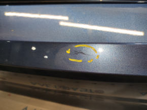 Bare rear bumper VW Jetta 15-18 USA blue LD5, scratches, bump