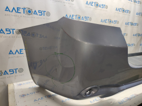 Rear bumper bare Toyota Highlander 08-10 silver 9AG, scratches