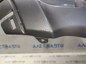 Rear bumper bare Toyota Highlander 08-10 silver 9AG, scratches