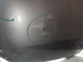 Rear bumper bare Toyota Highlander 08-10 silver 9AG, scratches