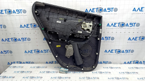 Door trim card rear right Kia Niro 17-22 HEV, PHEV black, matte gray insert, without heating, scratches, for dry cleaning