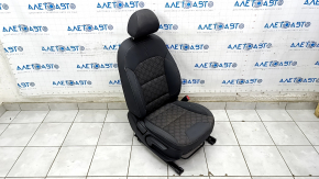 Passenger seat Kia Niro 17-22 HEV, PHEV without AIRBAG, cloth, black, mechanical, dry-cleanable