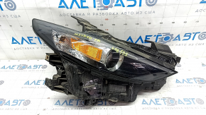 Headlight front right assembly Mazda 3 19-23 xenon, sand