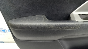 Door trim card front left Kia Niro 17-22 HEV, PHEV black, matte gray insert, scuffs, for dry cleaning