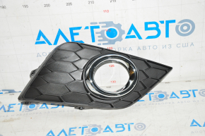 Right fog light frame Nissan Sentra 16-19 rest