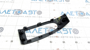 Front left window lifter control trim Mazda 3 19-4d black, broken guide