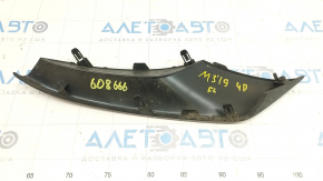 Front bumper cover left Mazda 3 19- 4d structure black, Japan built, sand, scratches