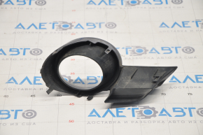 Fog light frame left Toyota Highlander 08-10 sand