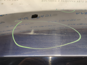 Bare rear bumper Lexus GS350 GS450h 08-11 for parking sensors, for 2 pipes, blue 8U0, scratches