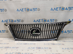 Radiator grill grill Lexus RX350 10-12 prerest, assembled, sand, pokes