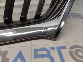 Radiator grill grill Lexus RX350 10-12 prerest, assembled, sand, pokes