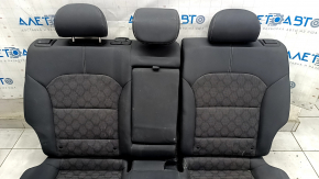Rear row of seats 2 row Kia Niro 17-22 HEV, PHEV cloth, black, driftwood, for dry cleaning