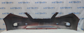 Bare front bumper Lexus RX350 10-12 prerest, red 3R1, painted, pressed, scratches