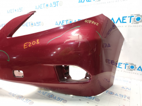 Bare front bumper Lexus RX350 10-12 prerest, red 3R1, painted, pressed, scratches