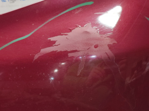 Bare front bumper Lexus RX350 10-12 prerest, red 3R1, painted, pressed, scratches