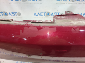 Bare front bumper Lexus RX350 10-12 prerest, red 3R1, painted, pressed, scratches
