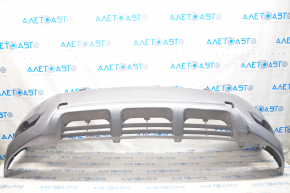 Front bumper bare Toyota Highlander 08-10 gray 9AG, scratches, bumps, scuffs
