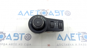 Light control Jeep Cherokee KL 14 - black under fog lights, cracks in the lining