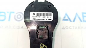 Light control Jeep Cherokee KL 14 - black under fog lights, cracks in the lining