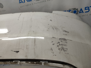 Bare rear bumper VW Passat b7 12-15 USA white LB9A, painted, broken fasteners