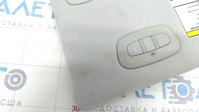 Left visor Jeep Cherokee KL 19 - gray, without hook, with backlight, HOMELINK, for dry cleaning