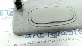 Left visor Jeep Cherokee KL 19 - gray, without hook, with backlight, HOMELINK, for dry cleaning