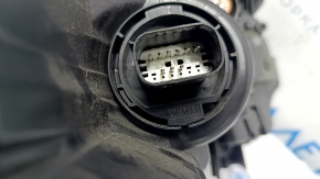 Front left headlight complete Jeep Cherokee KL 19- LED, sand, low beam does not work, turn signal does not work, varnish is swollen