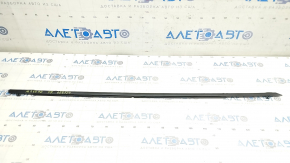 Molding door-glass central front right Mazda 3 19- 4d black, broken fastening, scratches