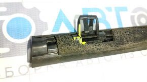 Molding door-glass central front right Mazda 3 19- 4d black, broken fastening, scratches