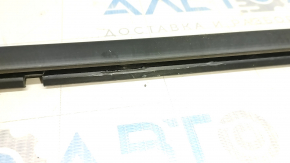 Molding door-glass central front right Mazda 3 19- 4d black, broken fastening, scratches