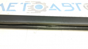 Molding door-glass central front right Mazda 3 19- 4d black, broken fastening, scratches