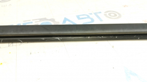 Molding door-glass central front left Mazda 3 19- 4d black, broken fastening, scratches