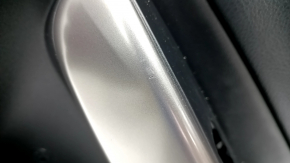 Door trim card rear right Jeep Cherokee KL 19- black with black insert leather, armrest leather, scratch