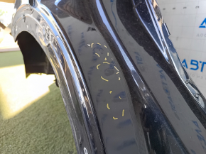 Quarter wing rear right Infiniti QX30 17- black, on the body, bumps