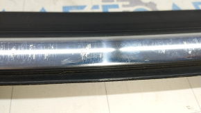 Upper front right door molding Mazda 3 19-4d chrome with glass seal, Japan built, scratches on chrome