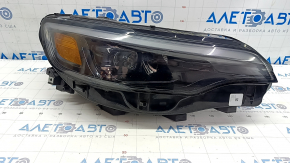 Front right headlight complete Jeep Cherokee KL 19- LED, sand, scratch, varnish swelled